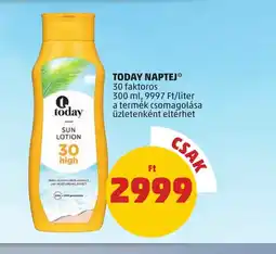 PENNY TODAY NAPTEJ 300ml ajánlat