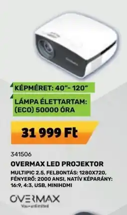 BestByte OVERMAX LED PROJEKTOR ajánlat