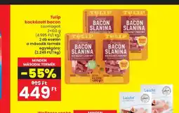 Spar Tulip kockázott bacon 2x100g ajánlat