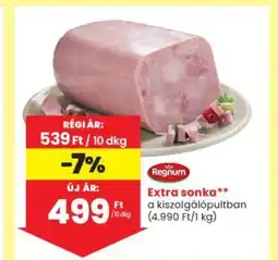 Spar Extra sonka 10dkg ajánlat