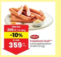 Spar Frankfurti virsli 10dkg ajánlat