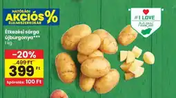 Spar Étkezési sárga újburgonya 1kg ajánlat
