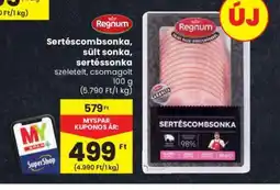 Spar Sertéscombsonka, sült sonka, sertéssonka 100g ajánlat