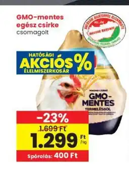 Spar GMO-mentes egész csirke 1kg ajánlat