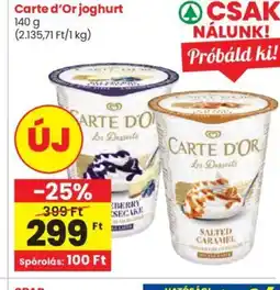 Spar Carte d'Or joghurt 140 g ajánlat