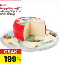 Spar Mizo trappista sajt 10dkg ajánlat