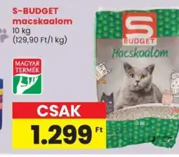 Spar S-BUDGET macskaalom 10kg ajánlat