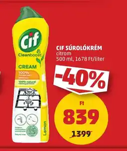 PENNY CIF SÚROLÓKRÉM 500ml ajánlat