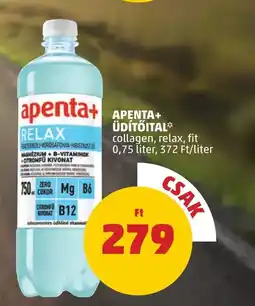 PENNY APENTA+ ÜDÍTŐITAL 0,75l ajánlat
