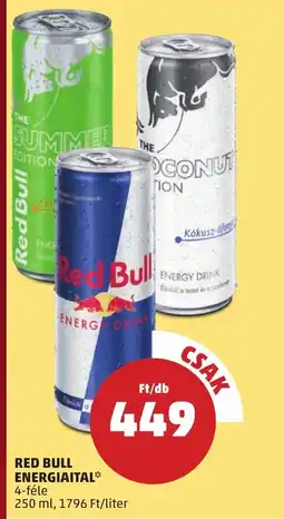 PENNY RED BULL ENERGIAITAL 250ml ajánlat