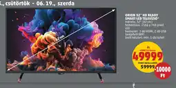 ORION 32" HD READY SMART LED TELEVÍZIÓ