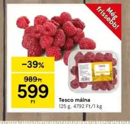 Tesco málna 125 g