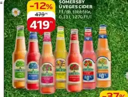 Auchan SOMERSBY ÜVEGES CIDER 0,33l ajánlat