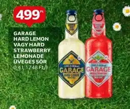 Auchan GARAGE HARD LEMON VAGY HARD STRAWBERRY LEMONADE ÜVEGES SÖR 0,4l ajánlat