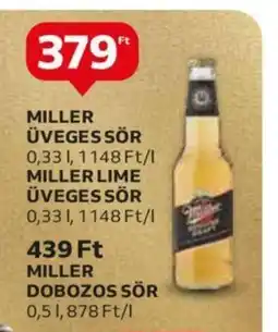 Auchan MILLER DOBOZOS SÖR 0,5l ajánlat