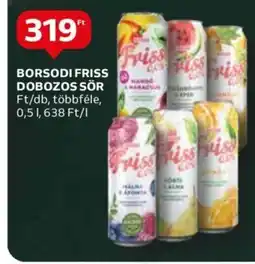 Auchan BORSODI FRISS DOBOZOS SÖR 0,5l ajánlat