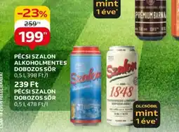 Auchan PÉCSI SZALON DOBOZOS SÖR 0,5l ajánlat