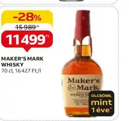 Auchan MAKER'S MARK WHISKY 70 cl ajánlat
