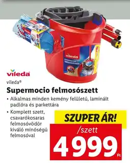 Lidl vileda Supermocio felmosószett ajánlat