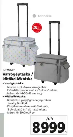 Lidl TOPMOVE Varrógéptáska / kötőkelléktáska ajánlat