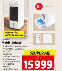 Lidl SILVERCREST Mobil léghűtő kb. 24x56x28 cm ajánlat