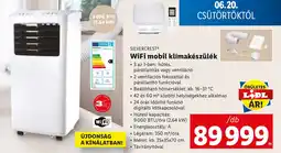 Lidl SILVERCREST WiFi mobil klímakészülék ajánlat