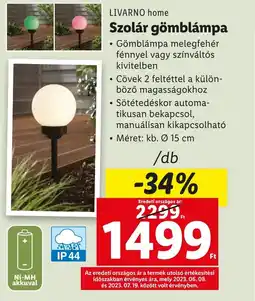 LIVARNO home Szolár gömblámpa