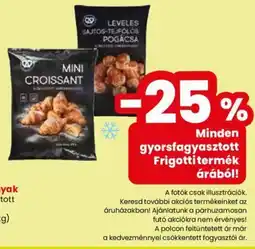 Spar Minden gyorsfagyasztott Frigotti termék árából! ajánlat