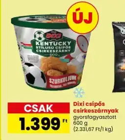 Spar Dixi csípős csirkeszárnyak 600g ajánlat