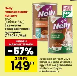 Spar Nelly macskaeledel- konzerv 415g ajánlat