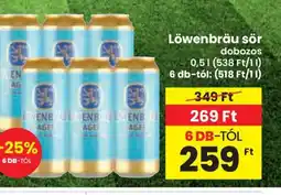 Spar Löwenbräu sör 0,5l ajánlat