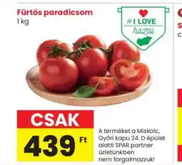 Spar Fürtös paradicsom 1kg ajánlat
