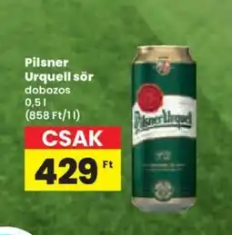 Spar Pilsner Urquell sör 0,5l ajánlat