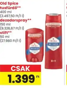 Spar Old Spice tusfürdő 400ml ajánlat