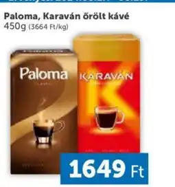 PRIVÁT Paloma, Karaván őrölt kávé 450g ajánlat