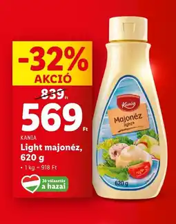 Lidl KANIA Light majonéz, 620 g ajánlat