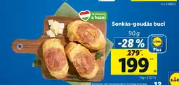 Lidl Sonkás-goudás buci 90g ajánlat