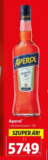 Lidl Aperol 1l ajánlat