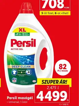 Lidl Persil mosógél 2,475l ajánlat