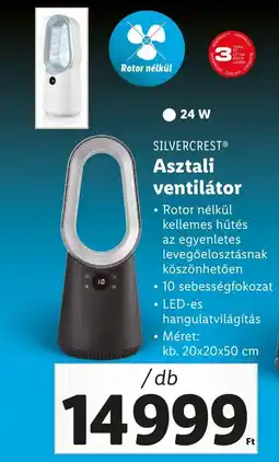Lidl SILVERCREST® Asztali ventilátor ajánlat