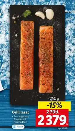Lidl Grill lazac 250g ajánlat