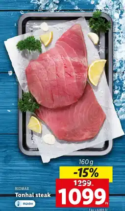 Lidl BIOMAR Tonhal steak 160g ajánlat