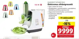 Lidl SILVERCREST® KITCHEN TOOLS Elektromos zöldségreszelő 1db ajánlat