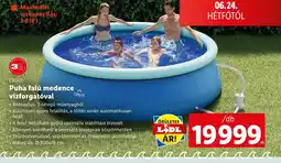 CRIVIT Puha falú medence vízforgatóval 1db