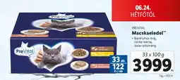 Lidl PREVITAL Macskaeledel 33x100g ajánlat