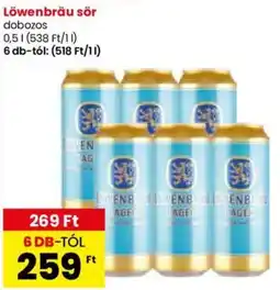 Löwenbräu sör dobozos 0,5l