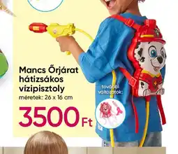 Pepco Mancs Őrjárat hátizsákos vízipisztoly ajánlat