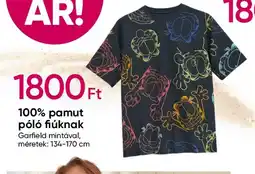 Pepco 100% pamut póló fiúknak ajánlat