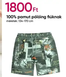 Pepco 100% pamut pólóing fiúknak ajánlat