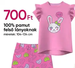 Pepco 100% pamut felső lányoknak ajánlat